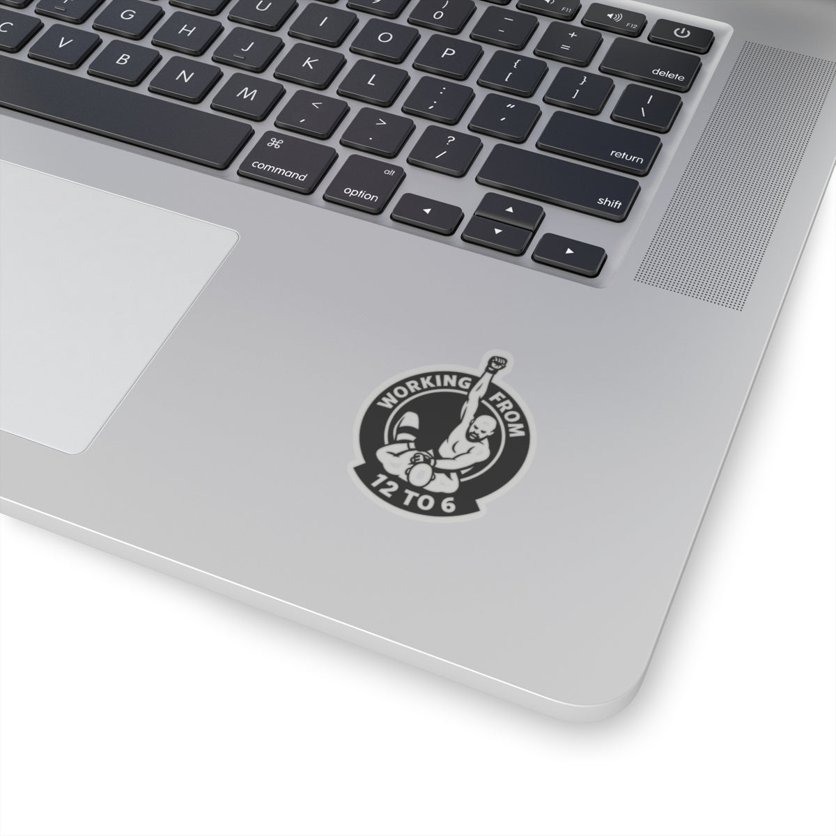 The Working from 12 to 6 Stickers | MMA Novelty Gifts