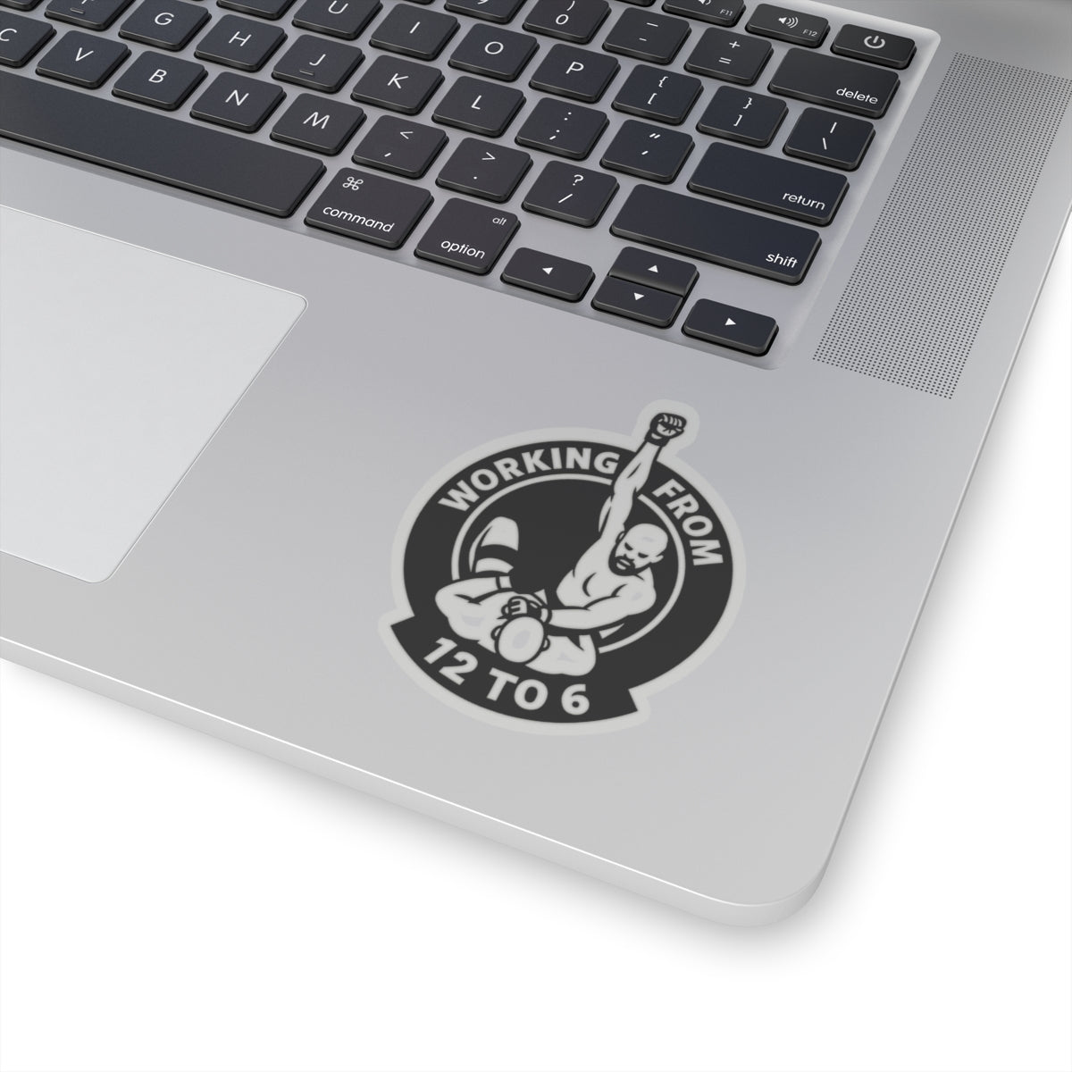 The Working from 12 to 6 Stickers | MMA Novelty Gifts