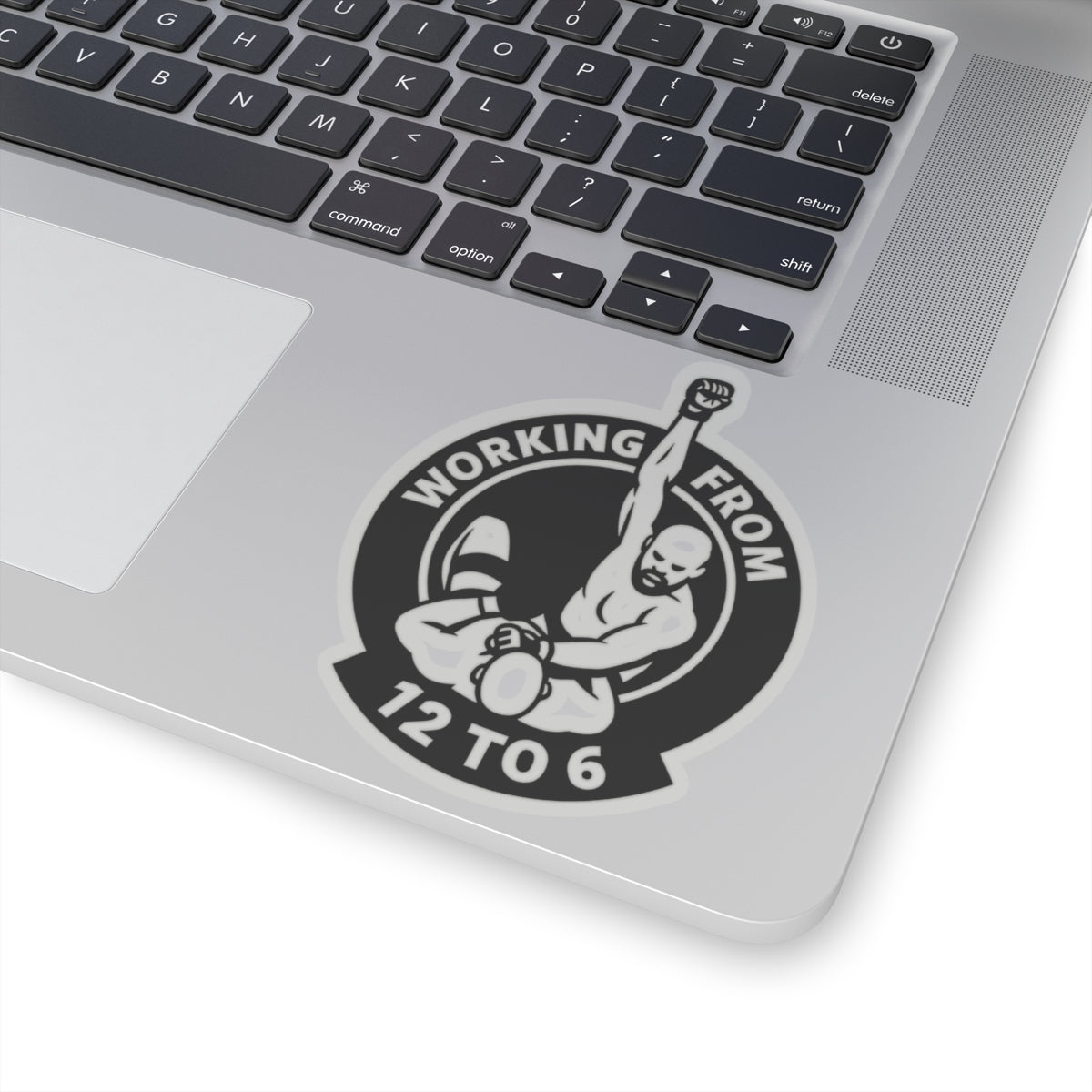 The Working from 12 to 6 Stickers | MMA Novelty Gifts