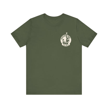 The Working from 12 to 6 Tee | Gutsy Green | MMA Casual Wear